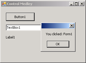 Convert object to Control Object
