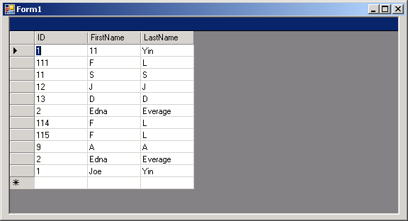 DataGrid: Load data table with data reader