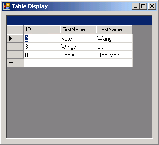 Data binding to Data Grid