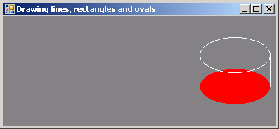 Draw and fill a Ellipse