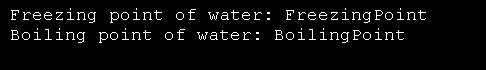 Enum Temperatures