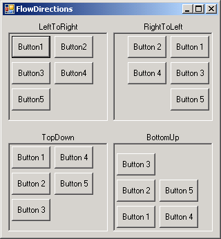 FlowLayoutPanel Direction