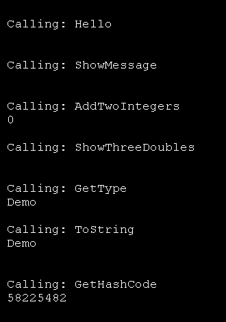 Get Method information and invoke Method using Reflection API