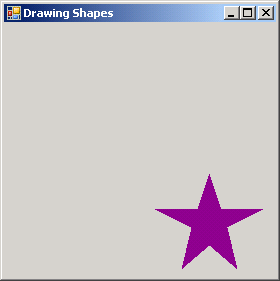 GraphicsPath: Draw Star