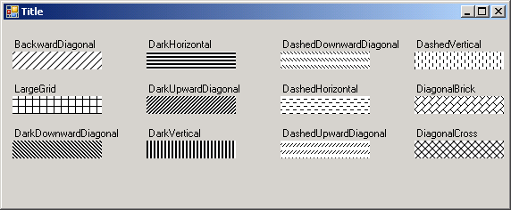 HatchStyle Shingle List