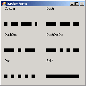 Line Dashes Demo