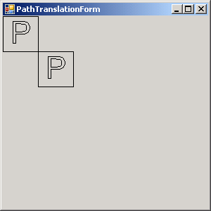 Path Transform Matrix Demo
