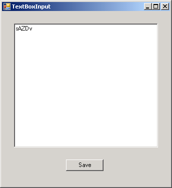 Save What is in TextBox to Text File