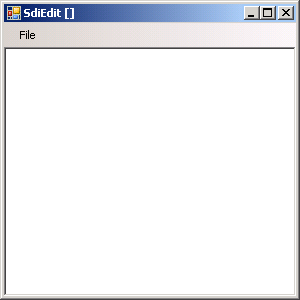 Single Document Interface (SDI) Demo