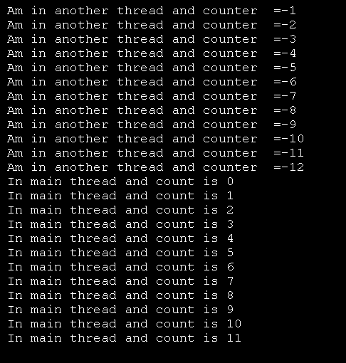 Thread priority: Highest and normal