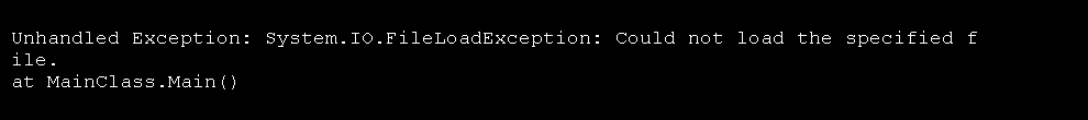 Throw an Exception