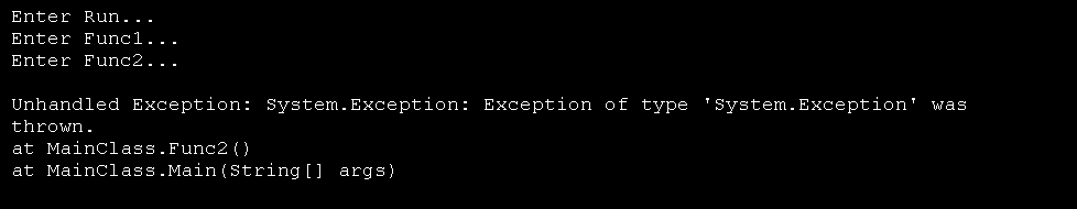 Throw an Exception from a Function
