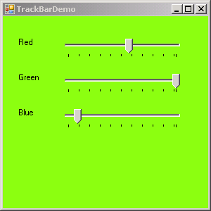 Track Form background Color