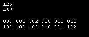 Two dimension array Demo