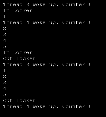 Two threads with SyncLock