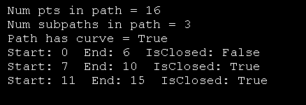 Use Graphics Path Iterator to get the Path information