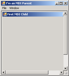 Use Menu to manage MDI Children Window