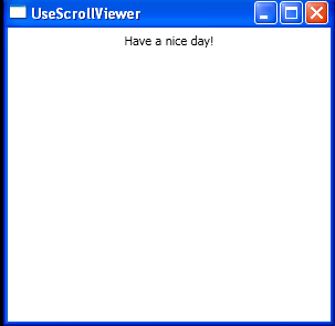 Add StackPanel to ScrollViewer