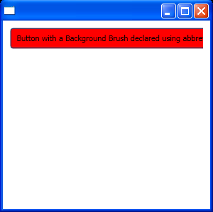 Button with a Background Brush declared using abbreviated markup