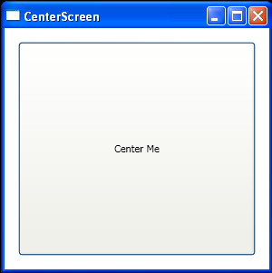 Center a Window to Screen
