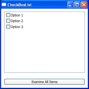 CheckBox List