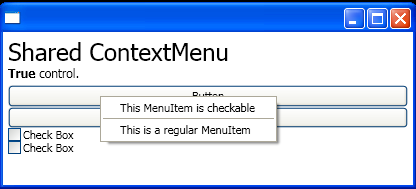 Create a ContextMenu that can be associated with more than one control.