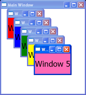 Create Window and add window closing event handler