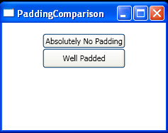 Padding Comparison