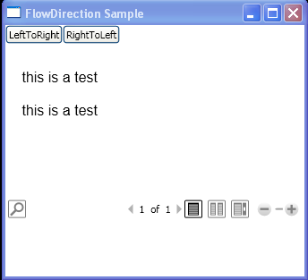 Programmatically change the FlowDirection of content within a FlowDocumentReader element
