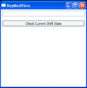 RoutedEvents: Key Modifiers