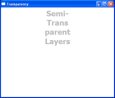 Semi-Transparent TextBlock