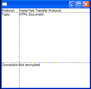 Set control to specific row and column in code