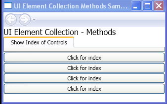 Show Index of Controls