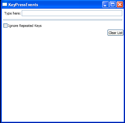 TextBox PreviewKeyDown, PreviewKeyUp, PreviewTextInput, KeyDown, KeyUp and TextChanged events