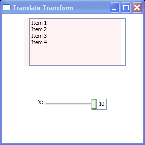 Translate Transform