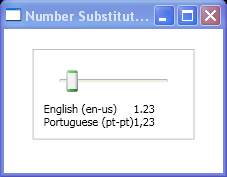 Use number substitutions for different culture settings
