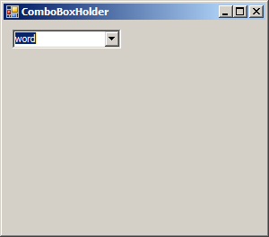 AutoComplete ComboBox