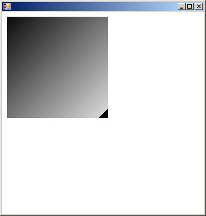 Fill a rectangle Linear Gradient Brush