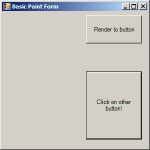 Render onto the button
