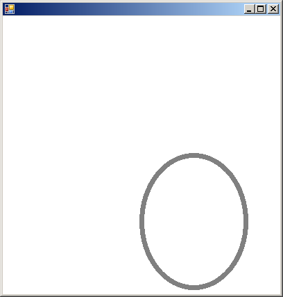 Draw an ellipse