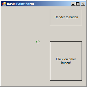 Basic Paint Form: click mouse button to add the an Ellipse