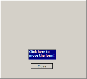 Move a Form in code