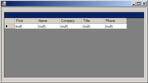 Data binding to a programatically created dataset to a DataGrid