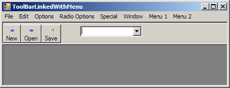 ToolBar Linked With Menu