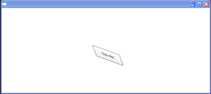 WPF A Check Box With A Skew Transformation