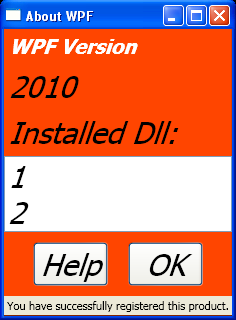WPF About Dialog Font Properties On Root