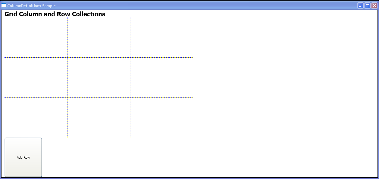 WPF Add A Row Definition To Grid