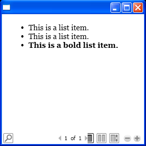 Add ListItem to FlowDocument