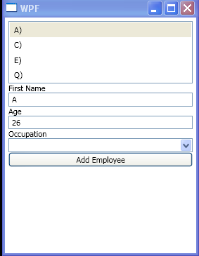 Bind to a Collection with the Master-Detail Pattern