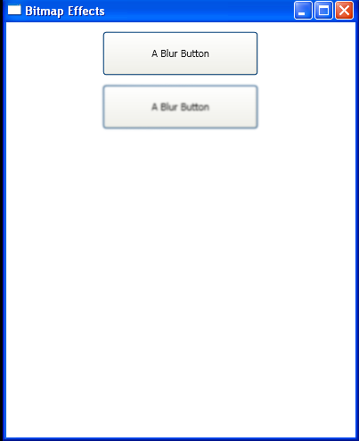 WPF Blur Effect With Blur Bitmap Effect